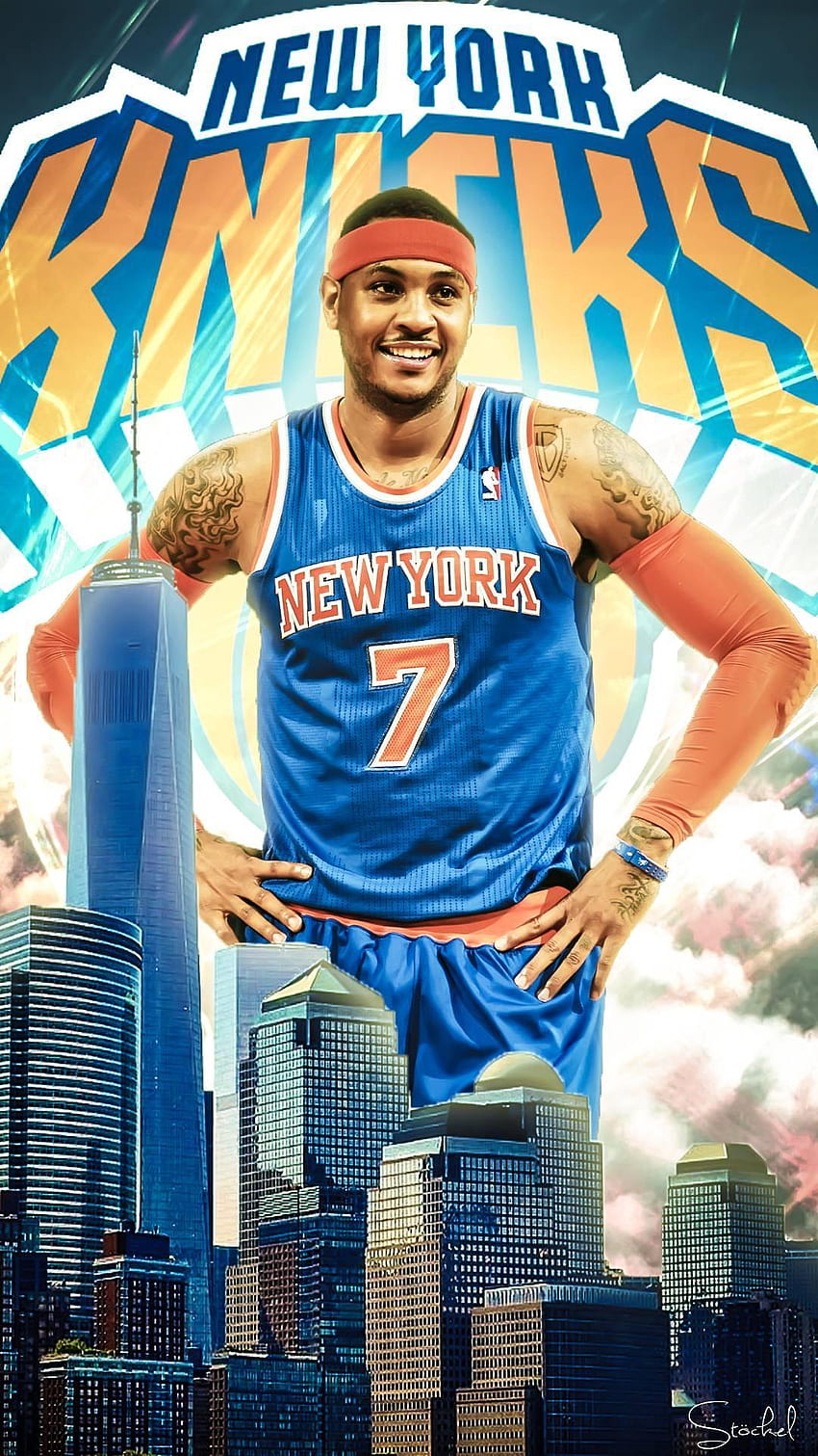 Carmelo Anthony für Android, Carmelo Anthony-Logo HD-Handy-Hintergrundbild
