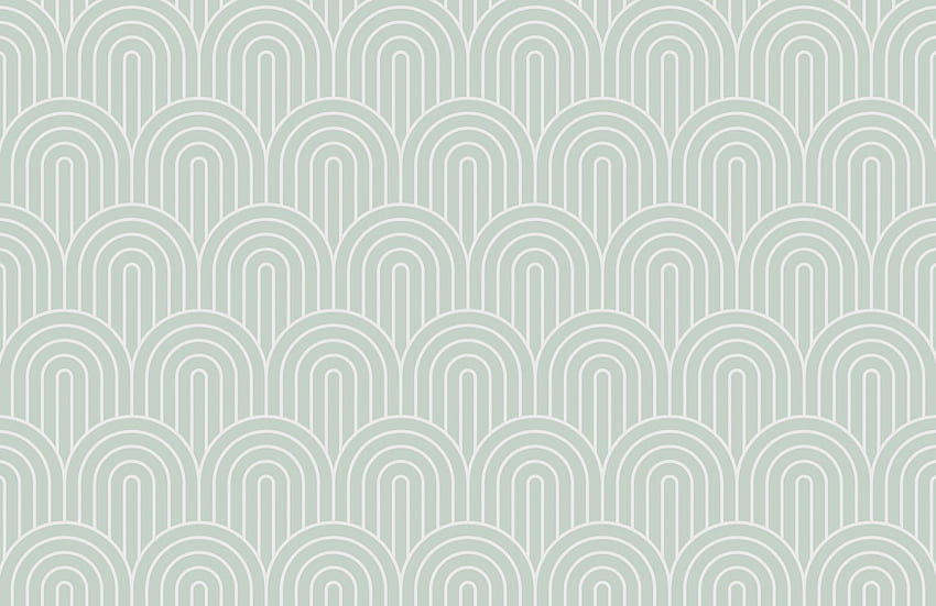 Green Geometric Infinite Loop Striped Pattern HD wallpaper