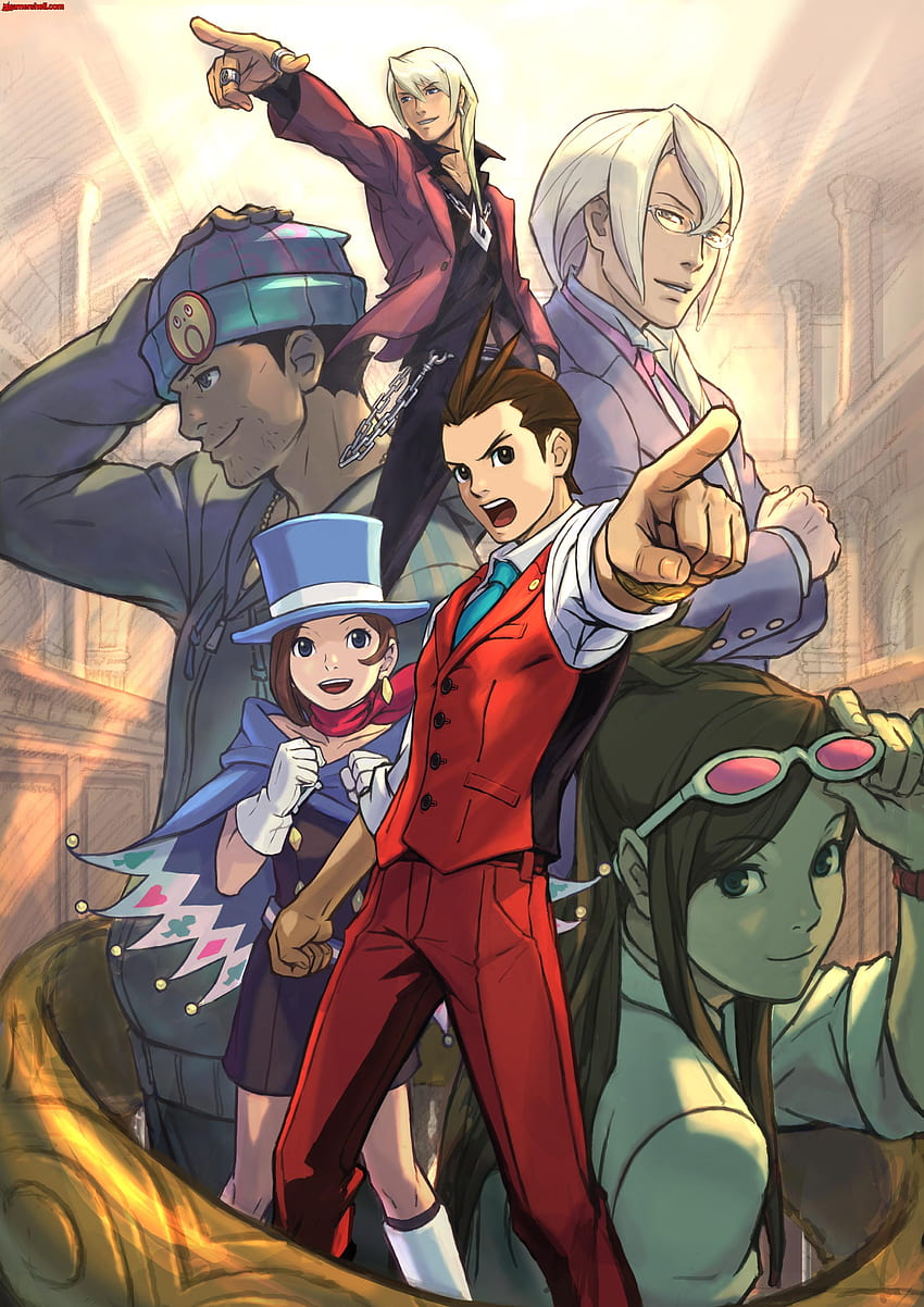 Phoenix Wright 54 - Apollo Justice Ace Attorney, Objection! HD phone wallpaper