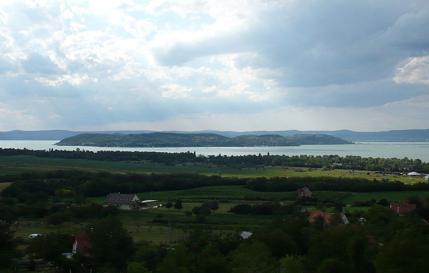 ภูมิประเทศ, ฮังการี, ทะเลสาบ, Balaton สำหรับ , ส่วน пейзажи, ภูมิทัศน์ฮังการี วอลล์เปเปอร์ HD