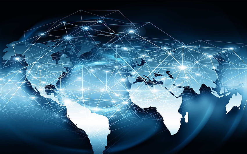 グローバリゼーション。 グローバル化、ワールドネットワーク 高画質の壁紙