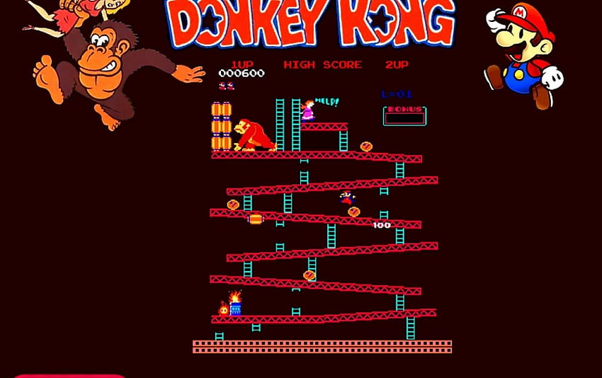Galaga Galaga Stock - Retro Arcade Donkey Kong - HD wallpaper