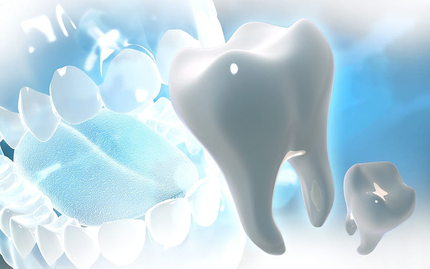 Tło stomatologiczne. Gabinet dentystyczny, Zdrowie zębów i stomatologia, Asystentka dentystyczna Tapeta HD