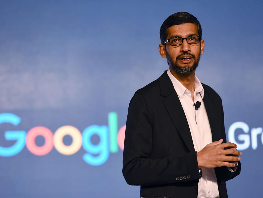 Il CEO di Google Sundar Pichai: La tecnologia digitale deve responsabilizzare i lavoratori, non alienarli Sfondo HD