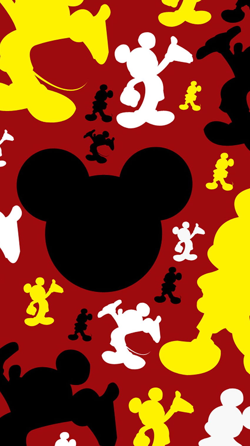Minnie Mouse background, Red Minnie Mouse HD phone wallpaper