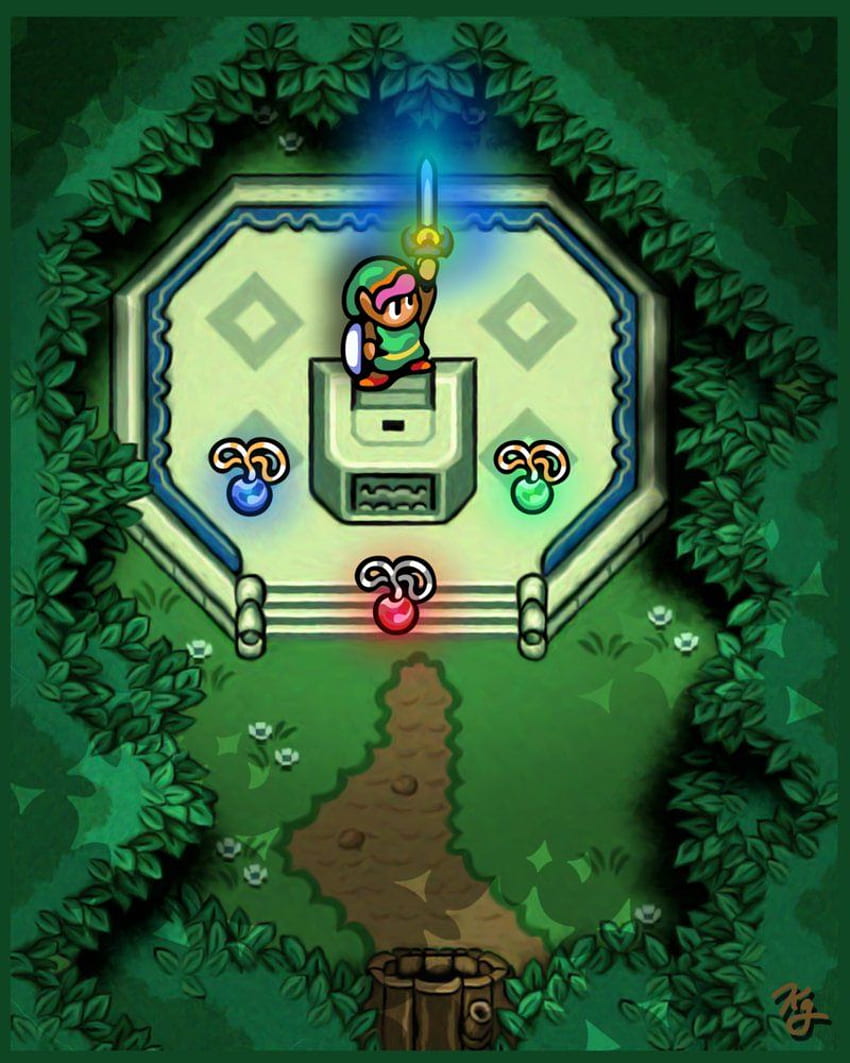 The Legend Of Zelda: Eine Verbindung zur Vergangenheit HD-Handy-Hintergrundbild