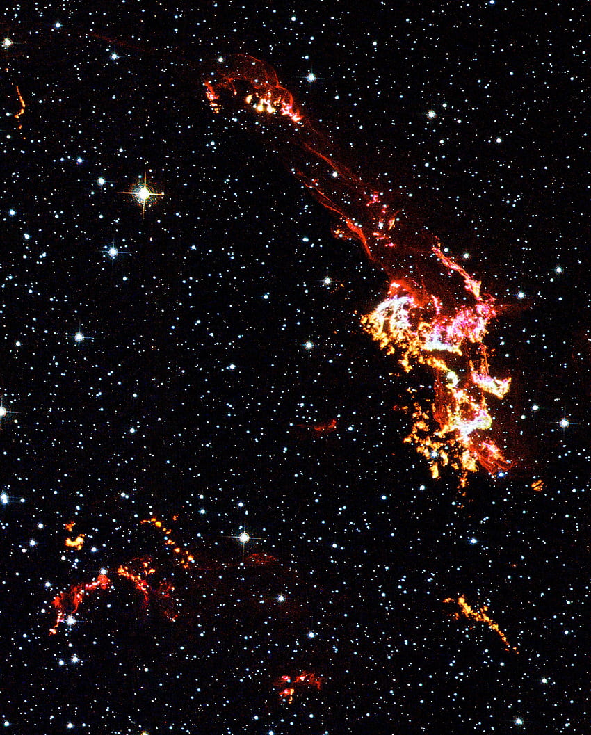 Telescópio Espacial Hubble: Remanescente da Supernova de Kepler (close Up, Dados de Luz Visível) Papel de parede de celular HD