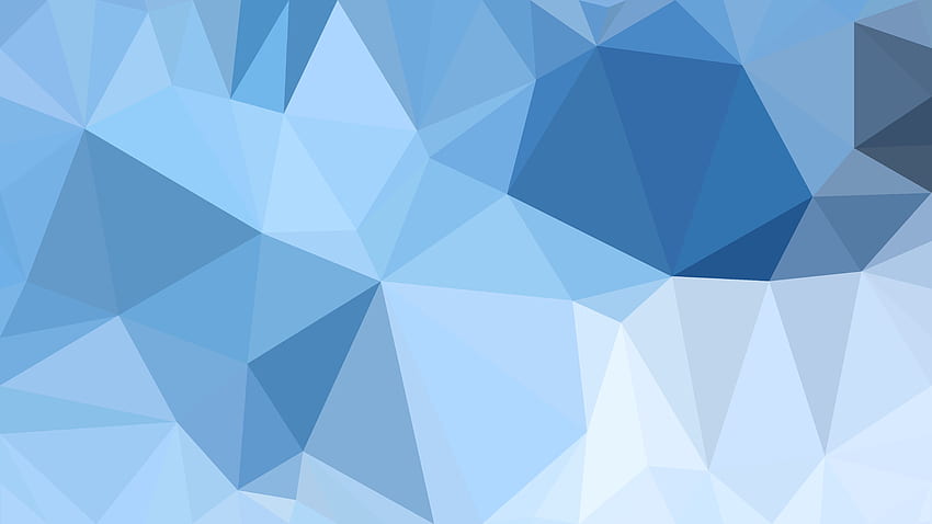 Geometryczne tło niebieskie - szablon PPT Premium 2020, jasnoniebieskie geometryczne Tapeta HD