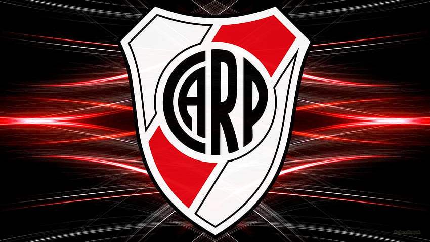 Logo klubu Atlético River Plate. Barbaras Tapeta HD