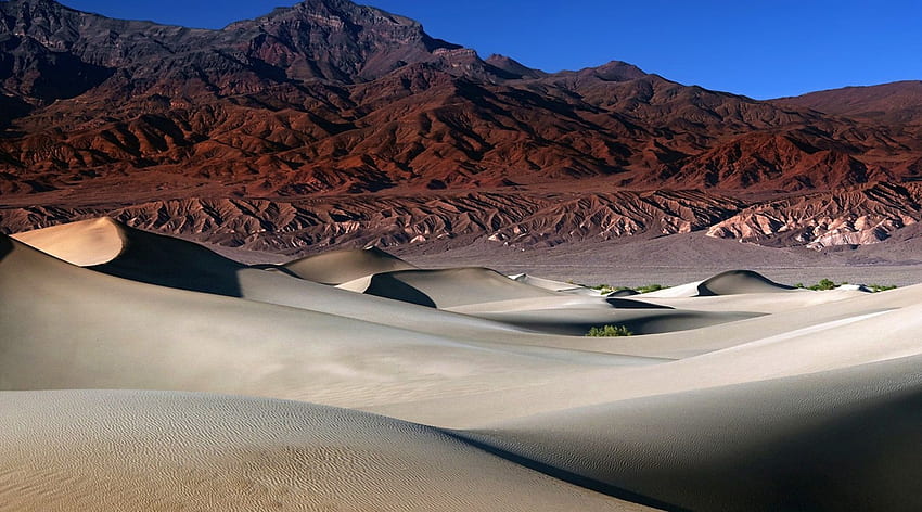 美しい砂漠の山の風景、砂漠、茶色、山、砂丘 高画質の壁紙