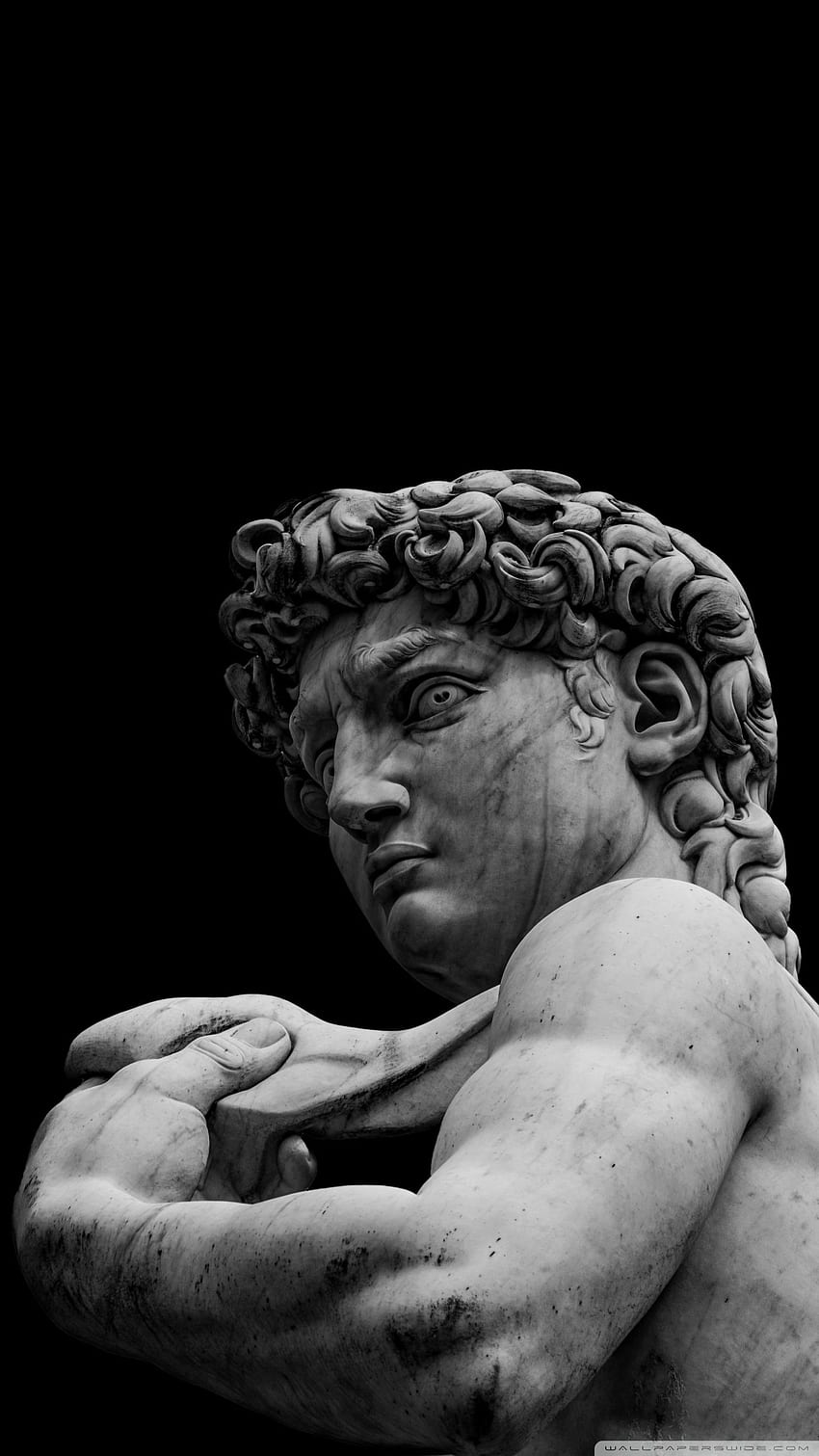 Michelangelos David Ultra Hintergrund für die David-Statue HD-Handy-Hintergrundbild