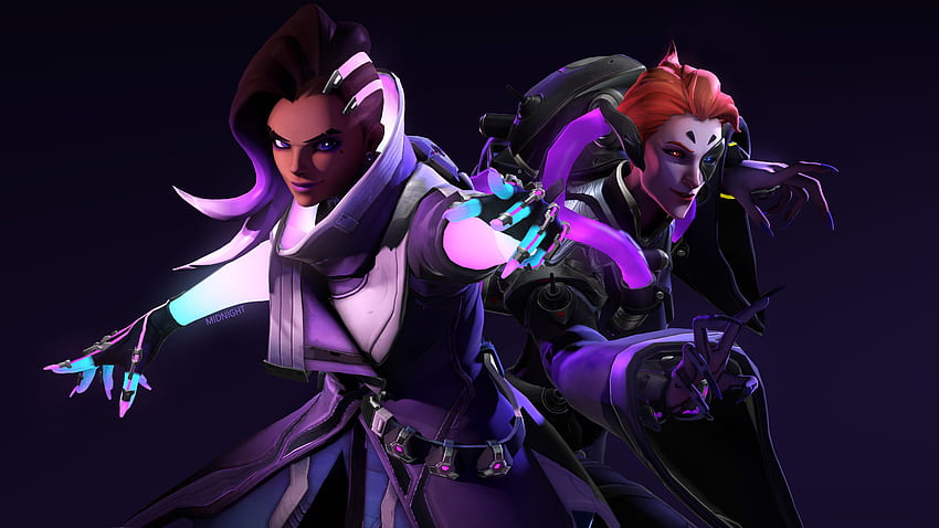 Sombra And Moira Overwatch , Games HD wallpaper