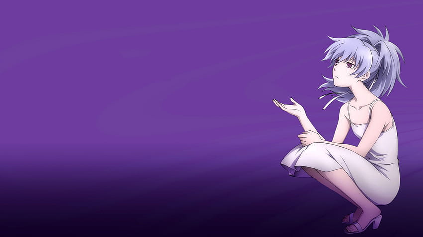 Anime Darker Than Black Dress Pretty Purple Eyes White Hair Woman Yin Darker Than Black - Résolution: Fond d'écran HD