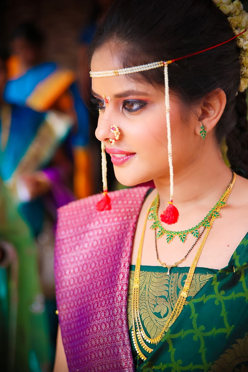 Marathi Düğünleri. Hintli Gelin Blogu. Gelin Günlüğüm: Düğün kitabım: Bölüm 1 OOTD, Marathi Kızı HD telefon duvar kağıdı