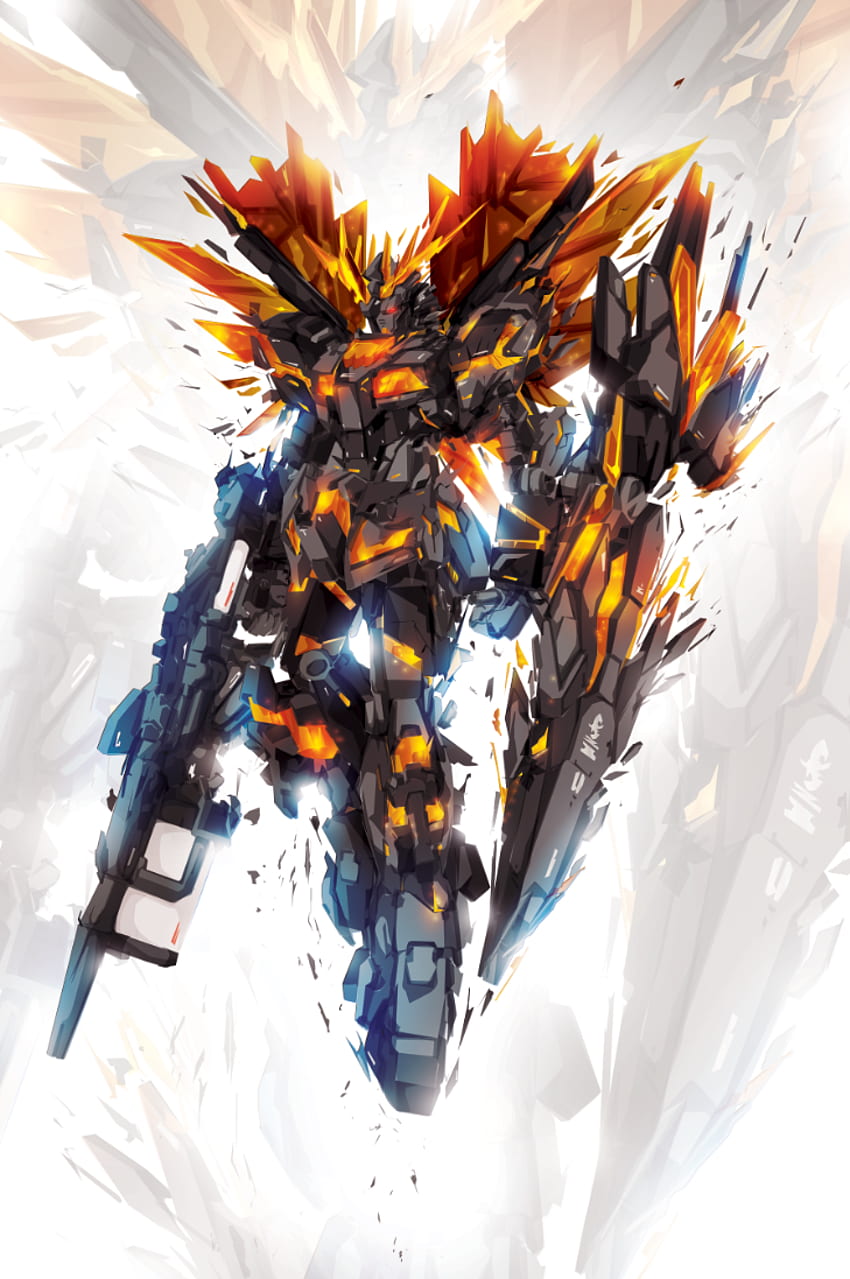 Gundam 02 Banshee. Gundam , Gundam art, Unicorn gundam HD phone wallpaper