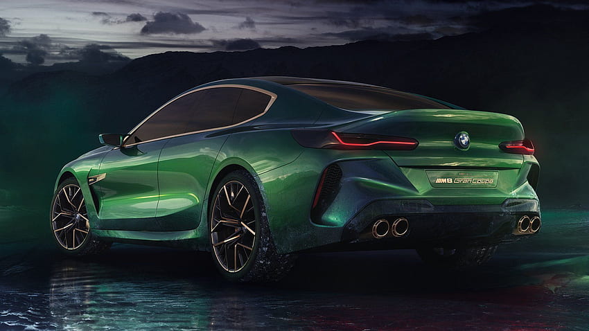 BMW Concept M8 Gran Coupe . Background HD wallpaper