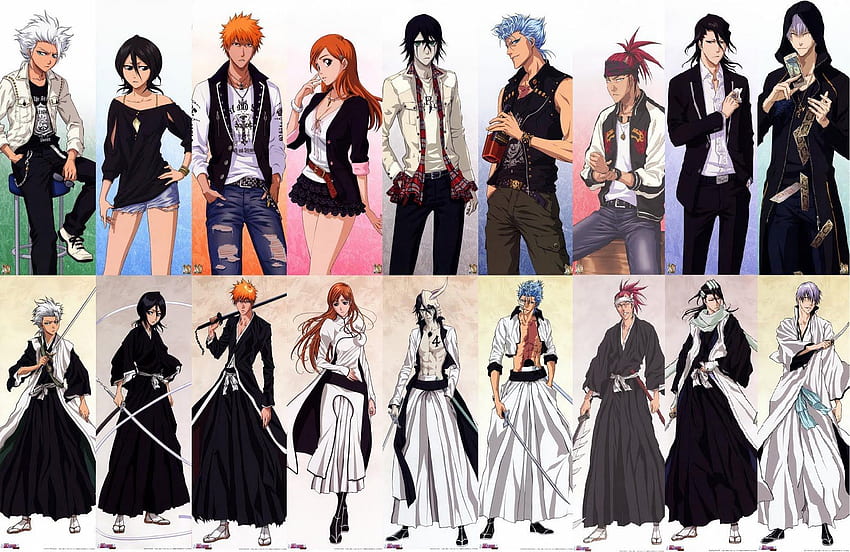The Gotei 13 Captains | Bleach captains, Bleach characters, Bleach anime