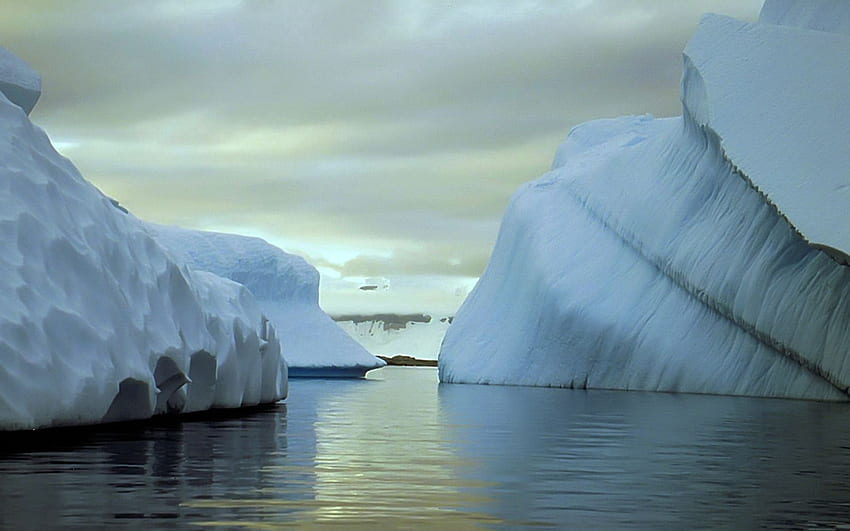 Natur, Eisberge, Stille, Klumpen, Kälte, Antarktis, Leere, Leere, Blöcke HD-Hintergrundbild