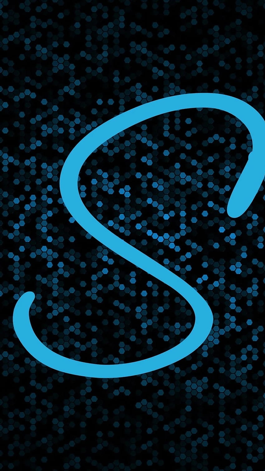 S Name Letter, Blue Letter HD phone wallpaper | Pxfuel