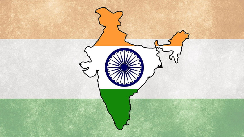 Flaga Indii 34870, godło Indii Tapeta HD