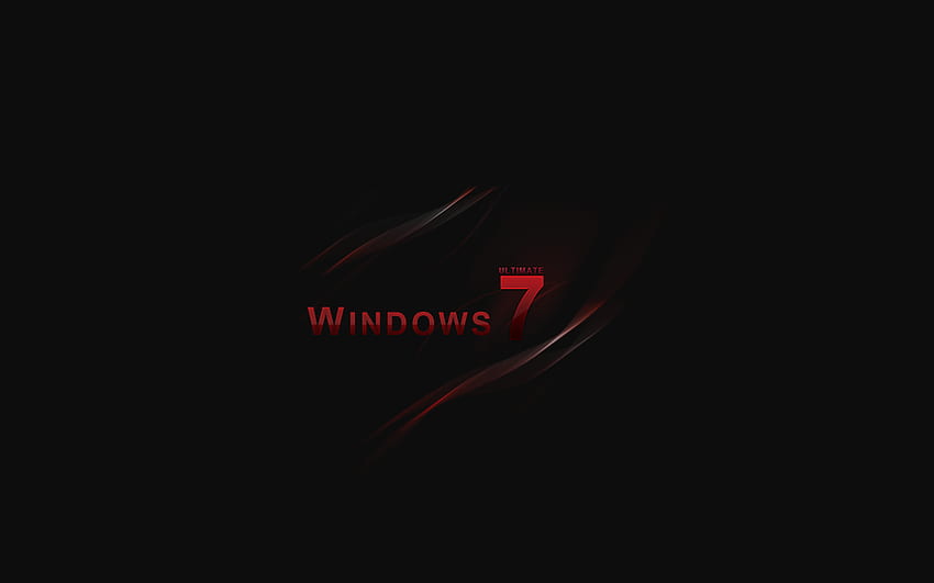 Windows 7 negro y rojo Windows 7 rojo de [] para tu, móvil y tableta.  Explora Windows 7 Professional Red. Profesional fondo de pantalla | Pxfuel