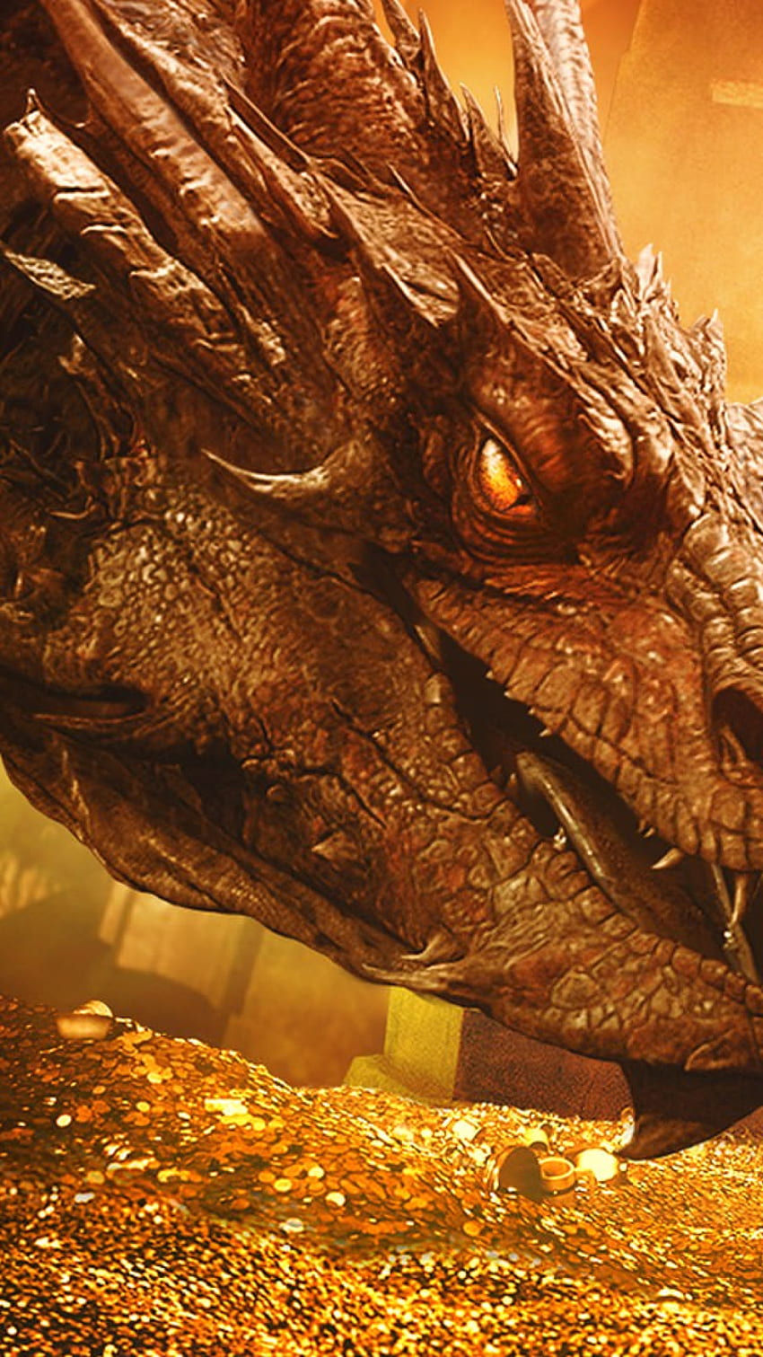 Smaug iPhone Dragin In The Hobbit The Desolation - Smaug -、The Desolation of Smaug HD電話の壁紙