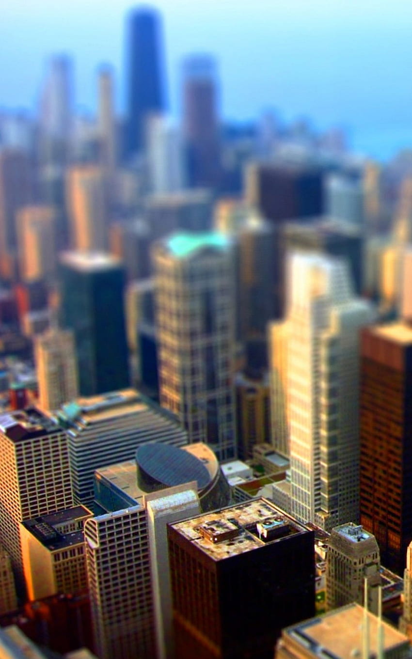 Chicago Architecture Tilt Shift iPhone 6 Plus - HD phone wallpaper