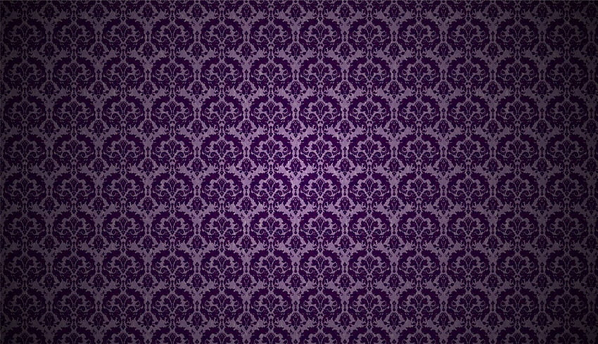 Purple and Black Damask HD wallpaper