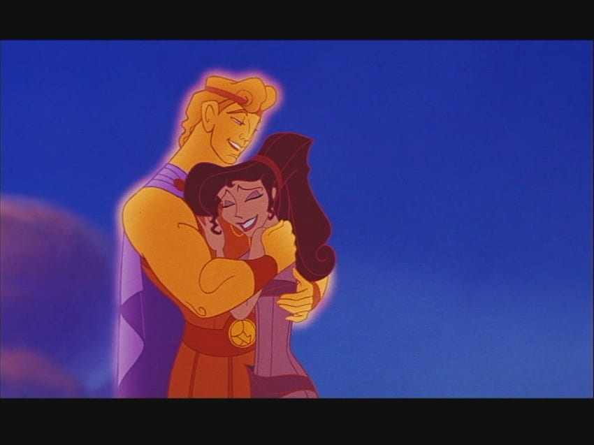 Hercules and Megara Disney Cartoon Background for iPod HD wallpaper