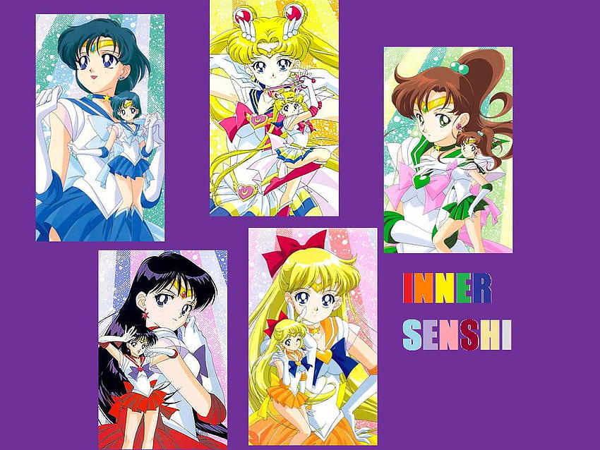 Inner Senshi, sailor jupiter, sailor moon, sailor mars, sailor venus, sailor mercury HD wallpaper
