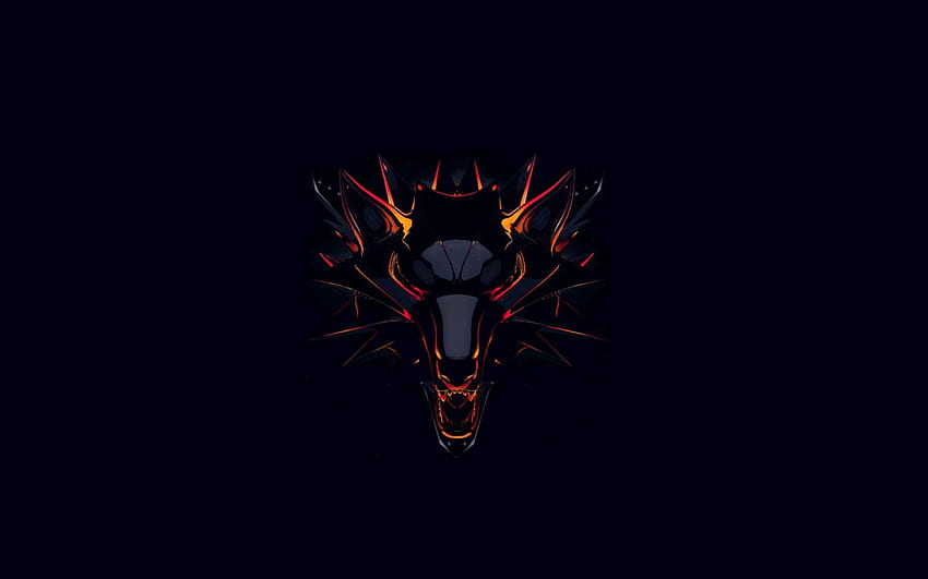 Witcher, skull, logo, dark, 16:10, , , background, 21865, The Witcher Logo  HD wallpaper | Pxfuel