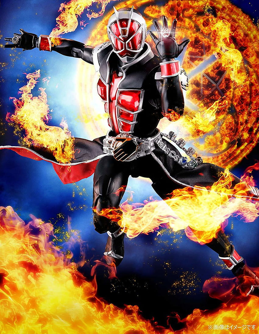 S.H.Figuarts (Shinkocchou Seihou) Kamen Rider Wizard Flame Style - Action Figure at Mighty Ape NZ HD phone wallpaper