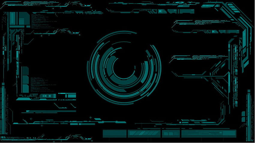Cyber-Schnittstelle, futuristische Schnittstelle HD-Hintergrundbild