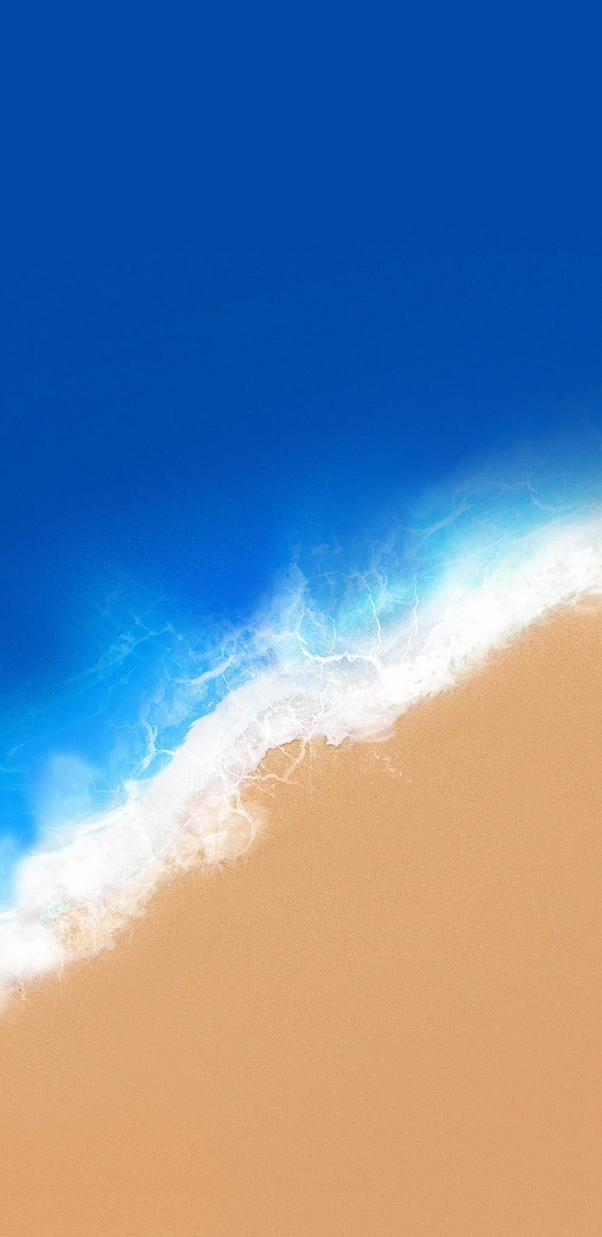 Pastel Mare Spiaggia, Pastel Agua fondo de pantalla del teléfono