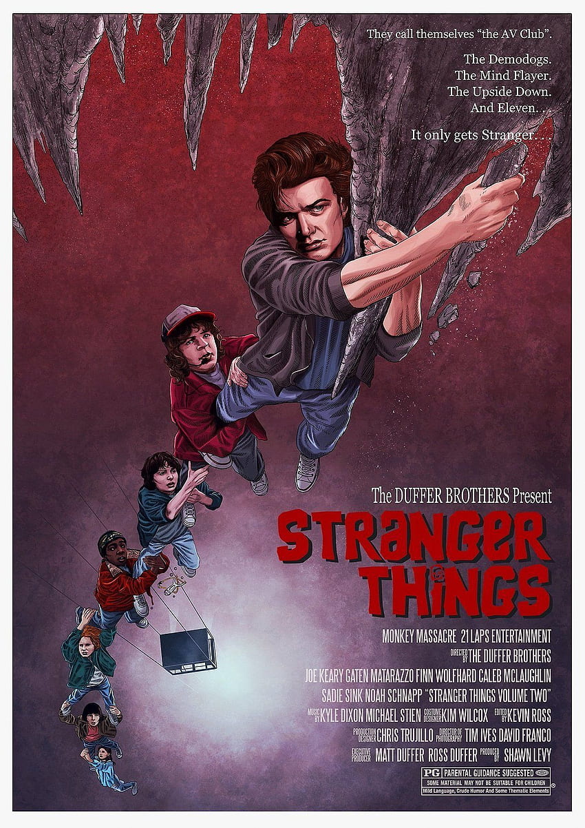 The Goonies x Stranger Things. Mike McGee Based on Drew Struzans Original Artwork for. Stranger things poster, Stranger things aesthetic, Stranger things print HD phone wallpaper