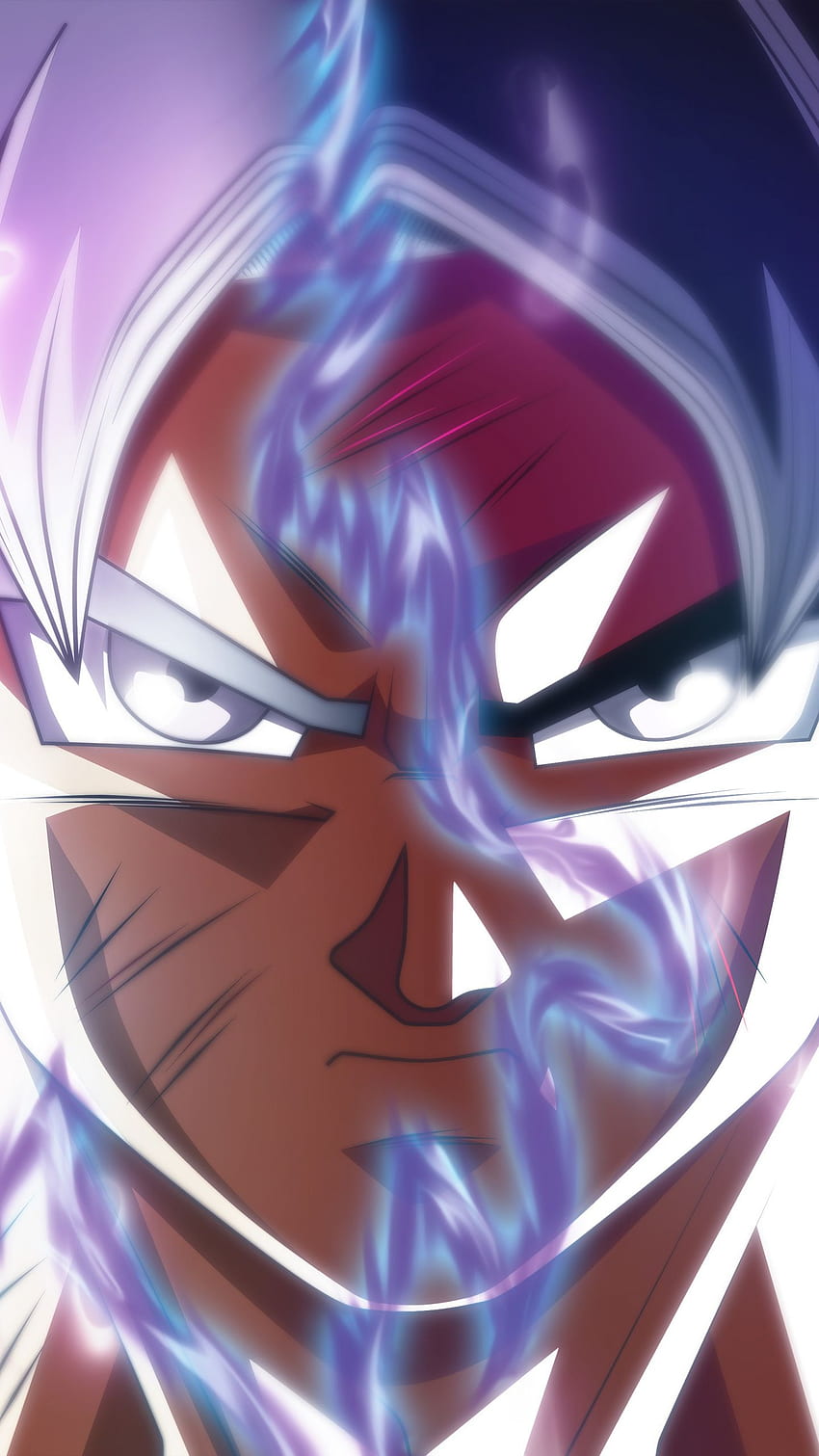 Son-Goku, Face Off, Ultra Instinct, Dragon Ball Art HD-Handy-Hintergrundbild