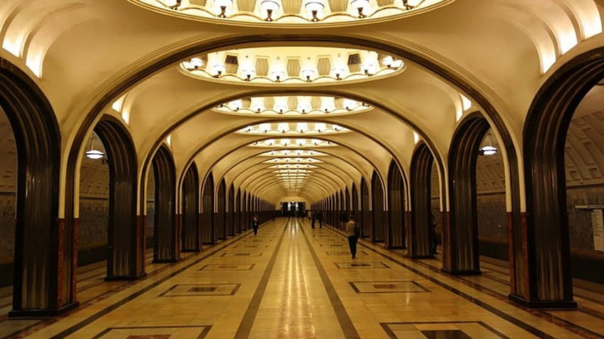 Estação de Metrô de Moscou, Moscou, Estação, Incrível, Metrô papel de parede HD