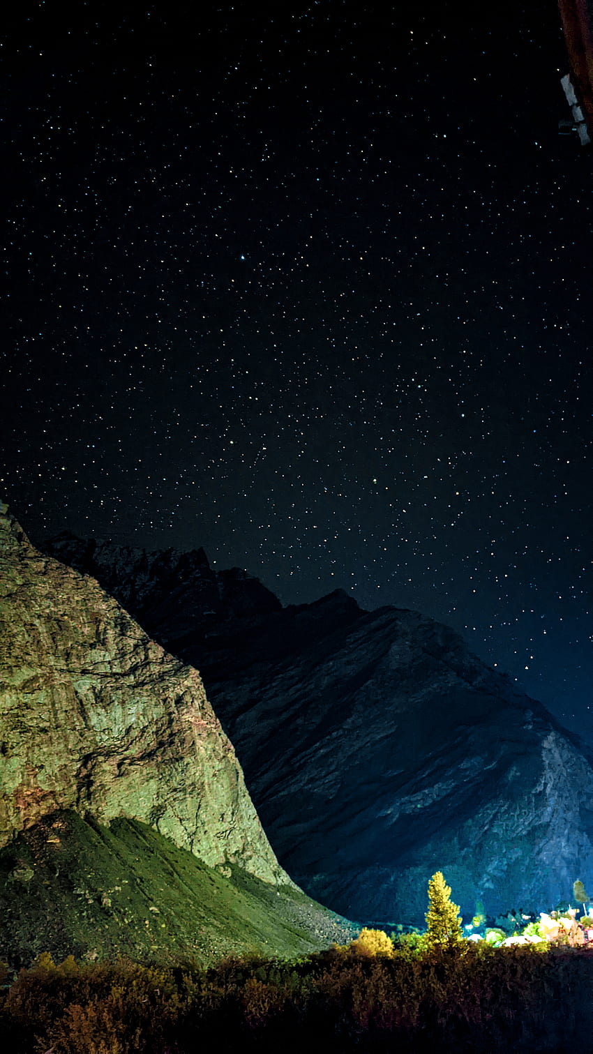Astro graphy dark, Google, mountains, nature, night, stars, galaxy, pixel HD phone wallpaper