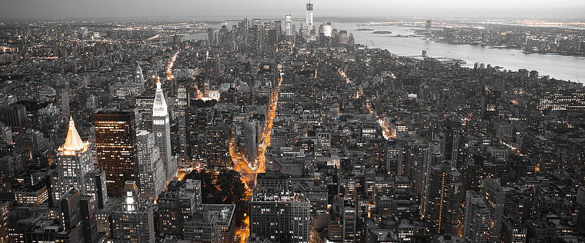 New York City - - The Hot - and background for your PC and mobile, 3840X1600 HD wallpaper