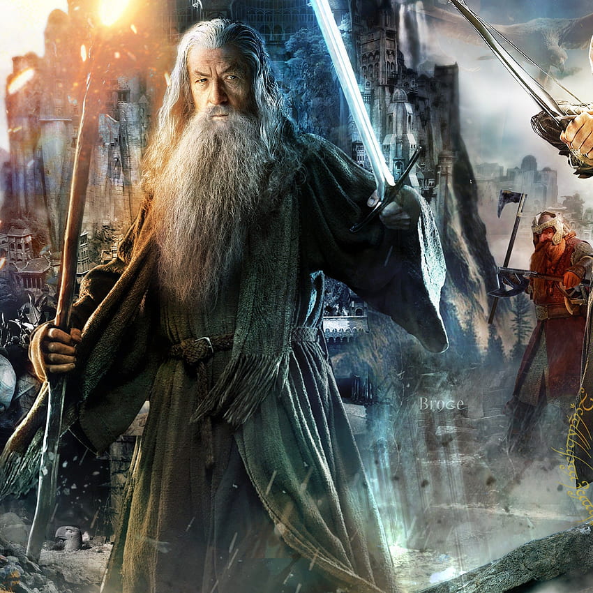 The Lord Of The Rings, Gandalf, Frodo, Legolas HD phone wallpaper