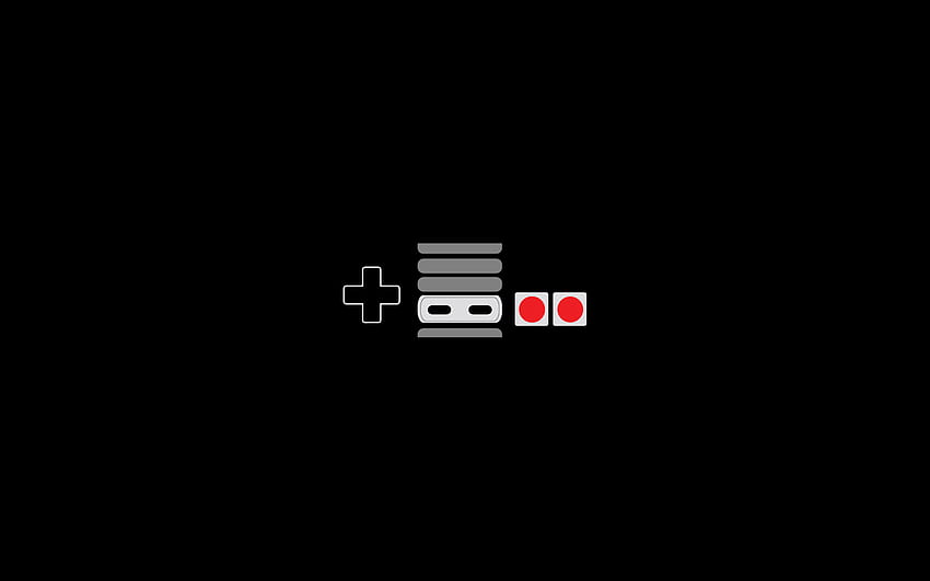 Nintendo Entertainment System, Videospiele, Controller, Minimalismus, minimalistisches Nintendo HD-Hintergrundbild