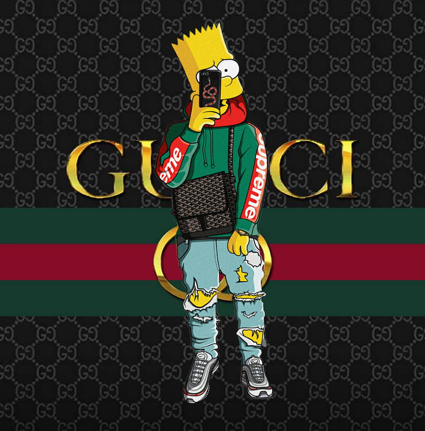 Bart Simpson Hypebeast Supreme Hypebeast HD phone wallpaper Pxfuel