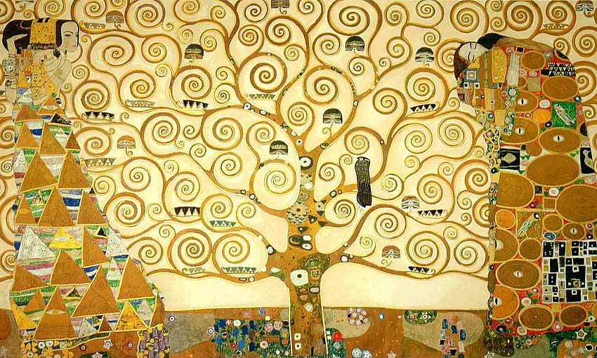 A Árvore da Vida - Fine Art One, Gustav Klimt papel de parede HD