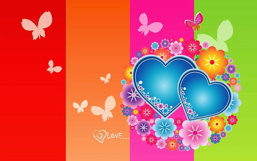 tarjetas de san valentin para hacer. Corazón , Corazón , Corazón de amor , Corazones y Mariposas fondo de pantalla