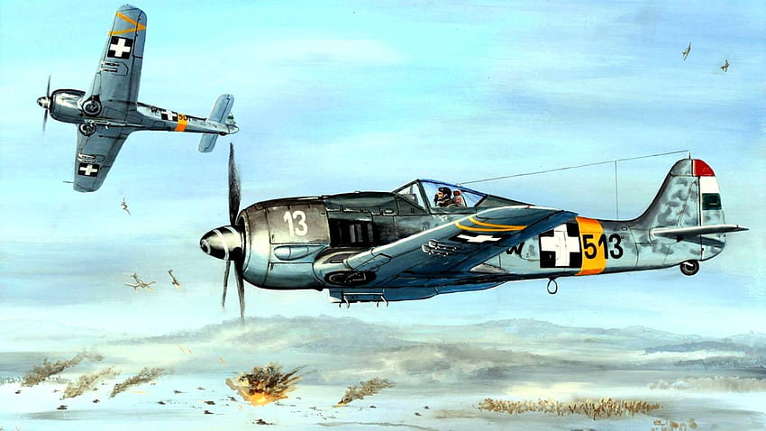 제2차 세계 대전 Fw 190 Focke Wulf Luftwaffe 독일 군대 - Focke Wulf 190 삽화 HD 월페이퍼