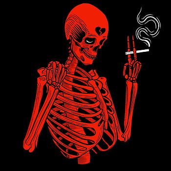 Skeleton wallpaper lockscreen red  Red and black wallpaper Iphone  wallpaper hipster Dark red wallpaper