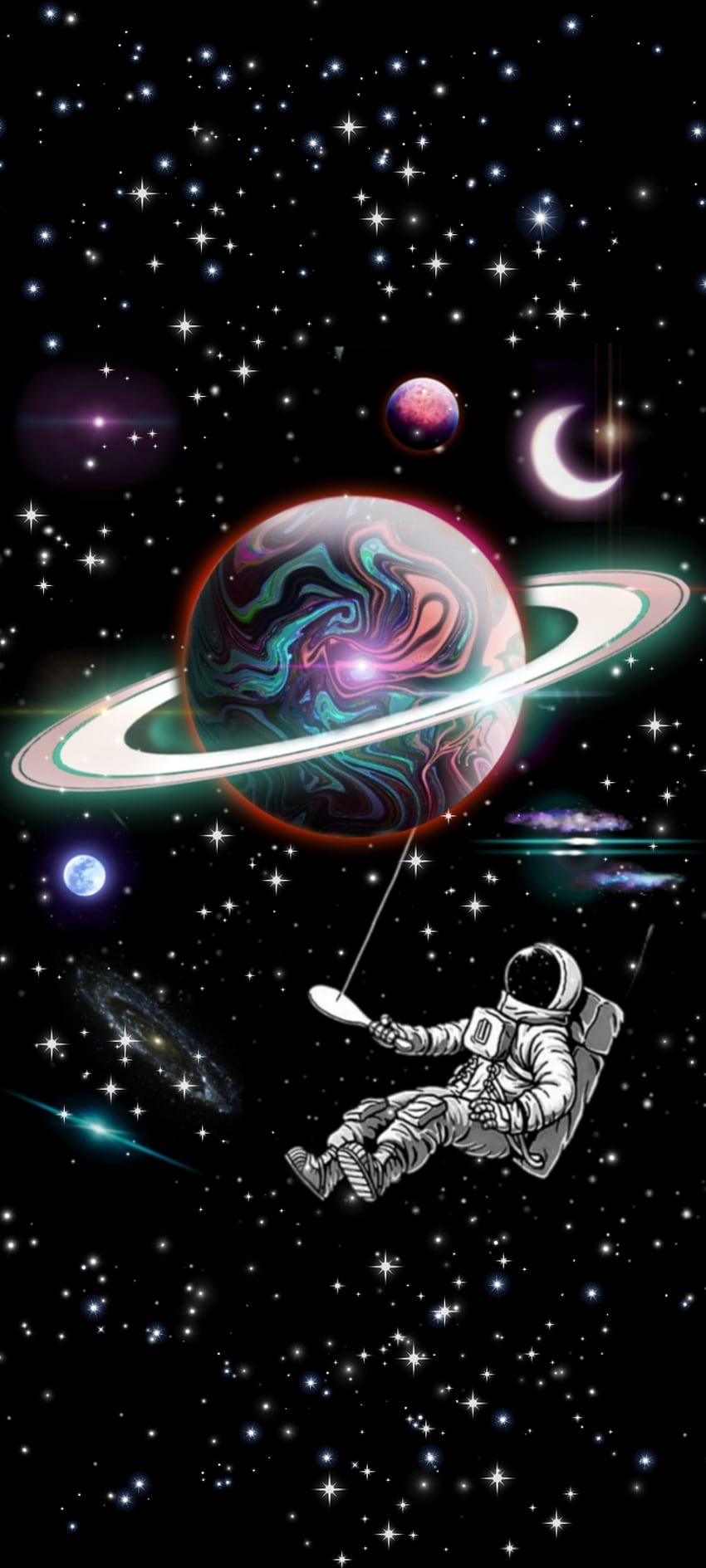 Gary2.0, espacio, luz, astronauta, mundos, astronautas, Estrella, arte, estrellas wallpaper ponsel HD