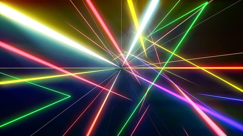 Neonowe lasery i światła VJ Pack. Neon, pokaz laserowy, laser Tapeta HD