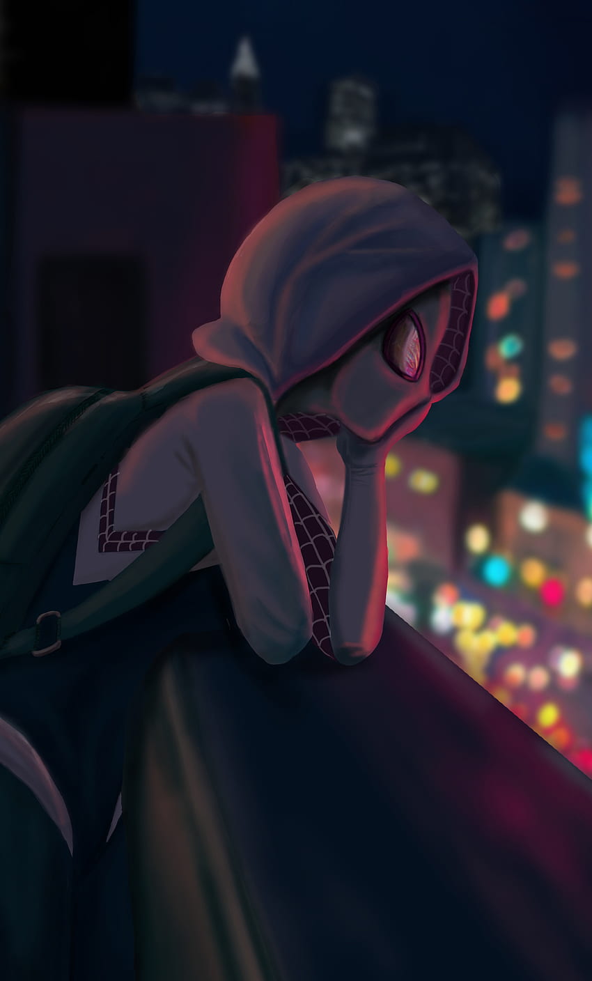 Art Spider Gwen Stacy iPhone , , Background, and HD phone wallpaper