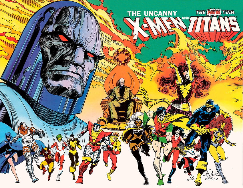 Uncanny X Men と新しい Teen Titans がいっぱい、まったく新しい X-Men 高画質の壁紙
